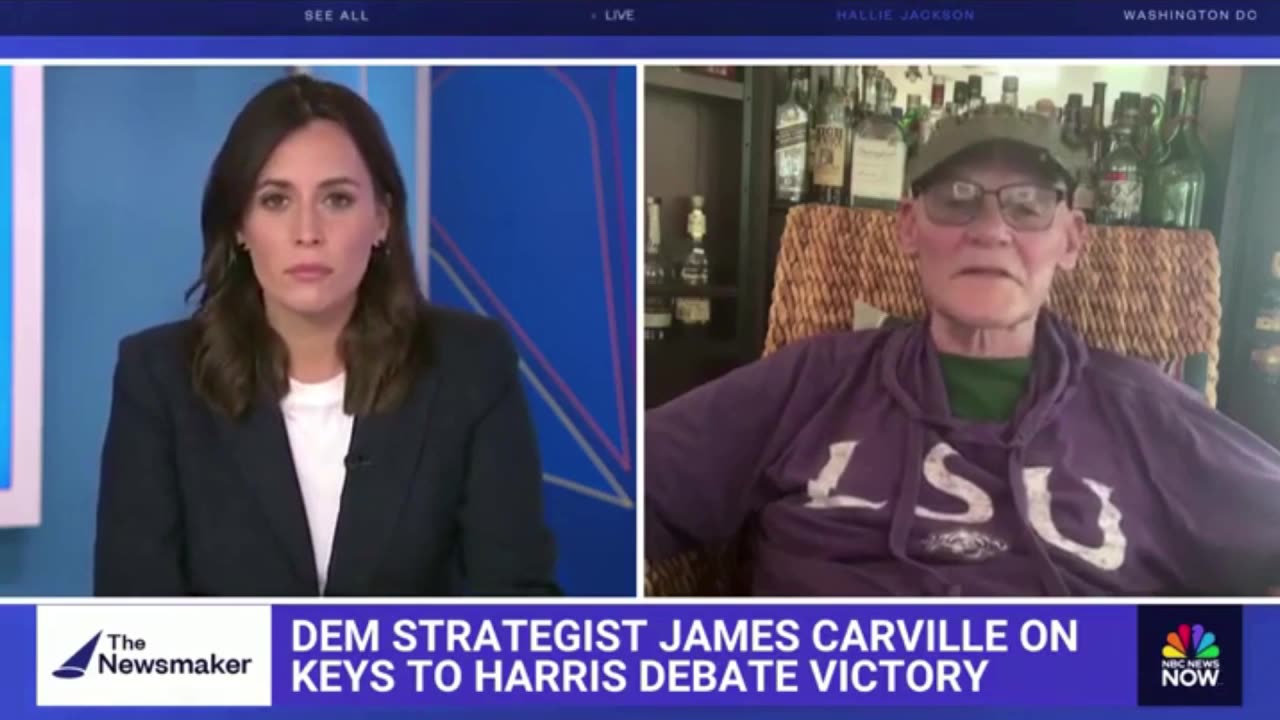 Democrat Strategist James Carville: Kamala Will Win Debate, 'Trump Is Walking into a Giant Trap'