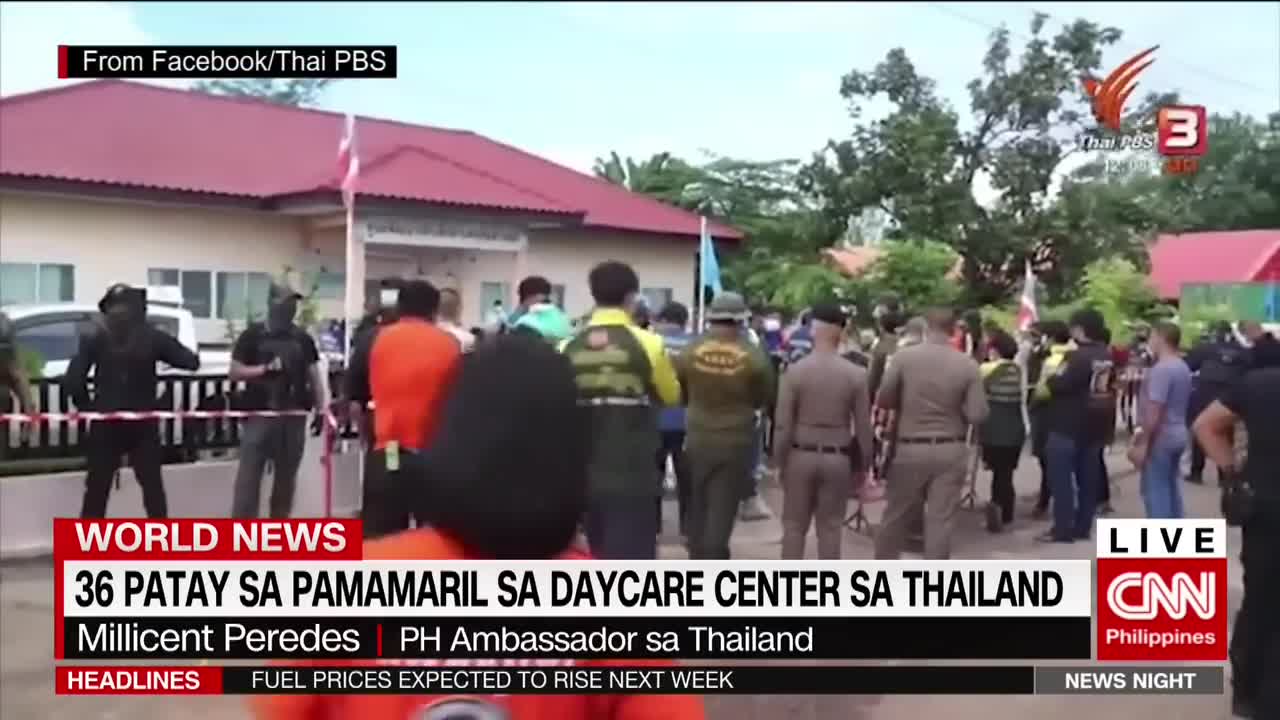 36 patay sa pamamaril sa daycare center sa Thailand