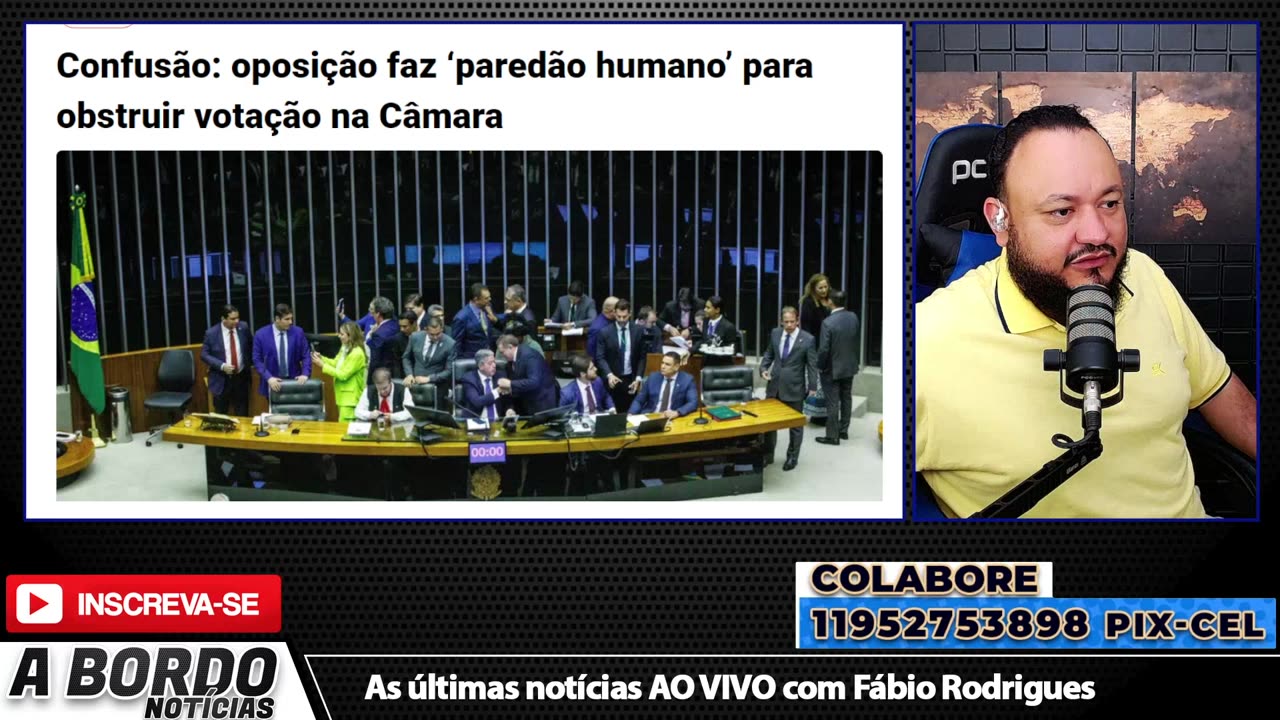 PL FAZ "PAREDÃO HUMANO" PARA IMPEDIR VOTAÇÃO NA CÂMARA