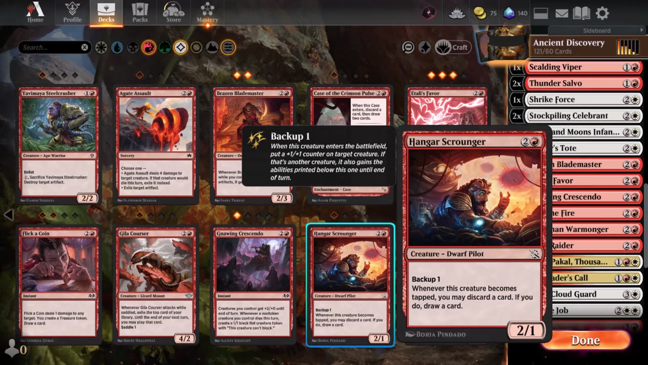 Magic the Gathering Arena: Watch me duel Pro. players in the Ranked format, Match 2 out of 3