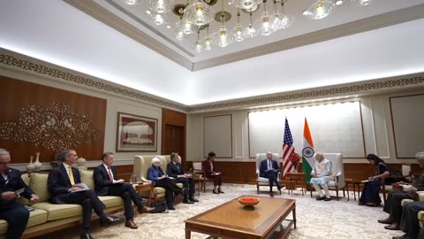 US President Biden and PM Modi hold bilateral meeting