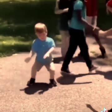 Kid dancing