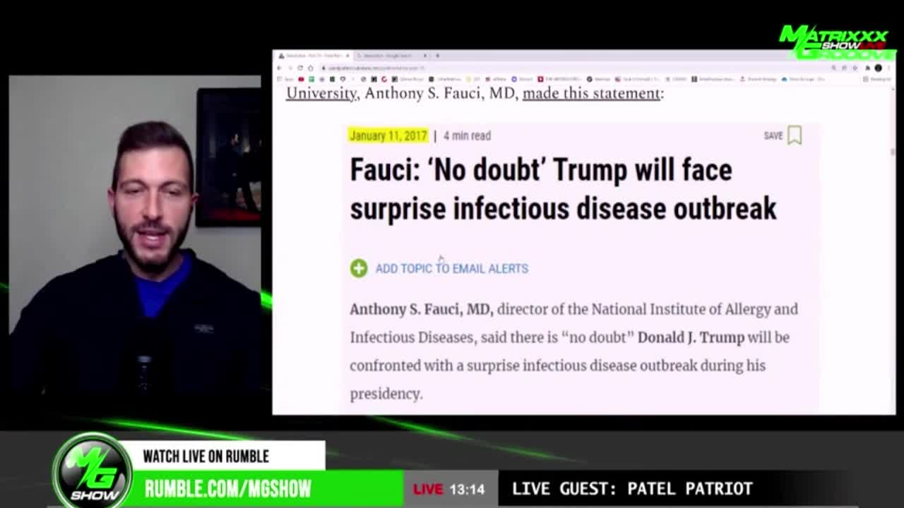 Patel Patriot steps us through Devolution 15 regarding Trump's COVID response