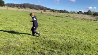 Popping a Water Bubble in the Lawn