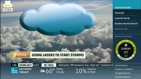 WEATHER MODIFICATION TOOLS USING LASERS TO CREATE STORMS