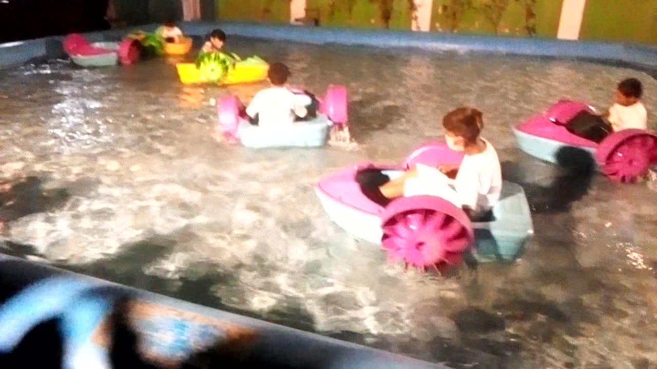Children Full Happy water Bood