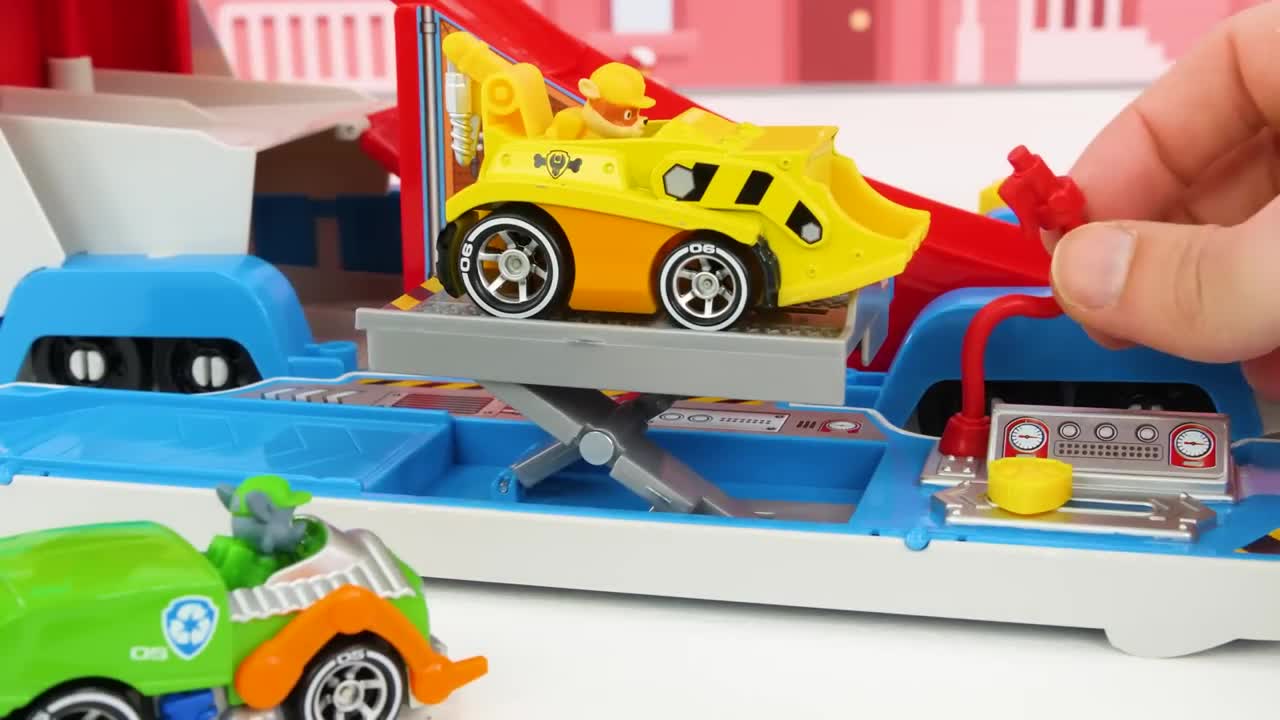 Toy Learning Video for Kids - Paw Patrol True Metal Vehicles Biggest Race!