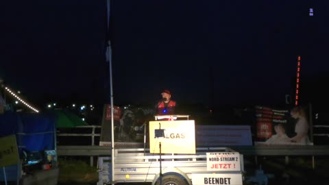 Wolgast - Redebeitrag - Martin von den Blauen Lichtern 27-09-2022