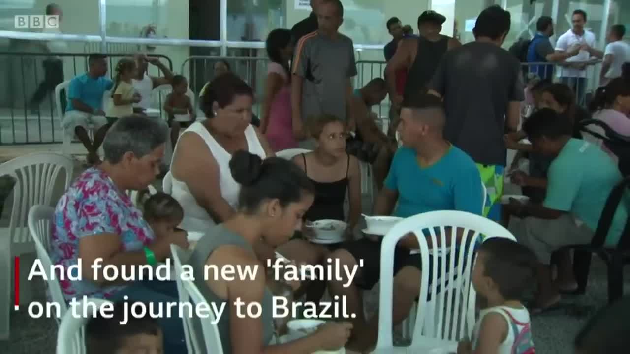 The Venezuelans making a new life in Brazil - BBC News