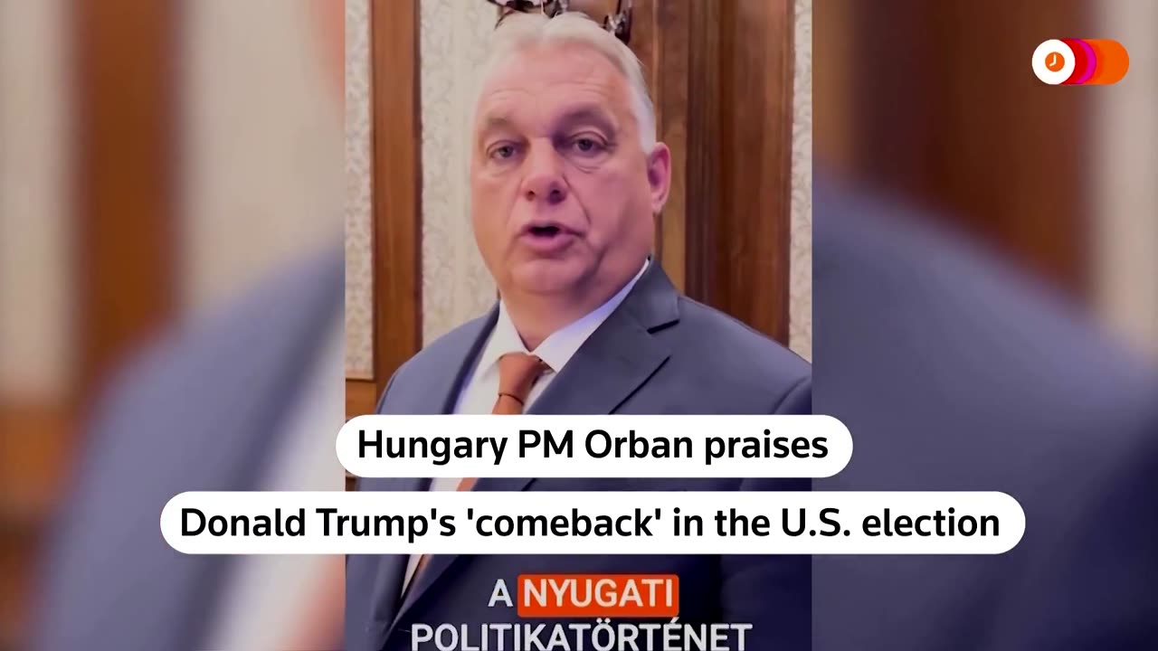 Hungarian Prime Minister Viktor Orban congratulated Donald Trump on his US election win