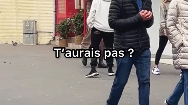 La dame de la fin était trop mignonne 🥰 #experiencesociale #argent