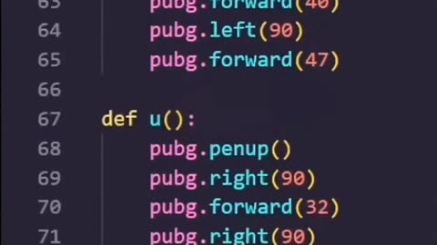 Pythons code for pubg logo