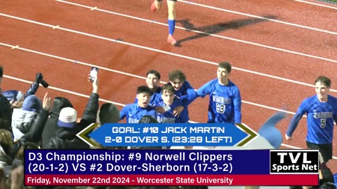 Dover-Sherborn Boys Soccer takes on Norwell in 2024-25 D3 State Championship