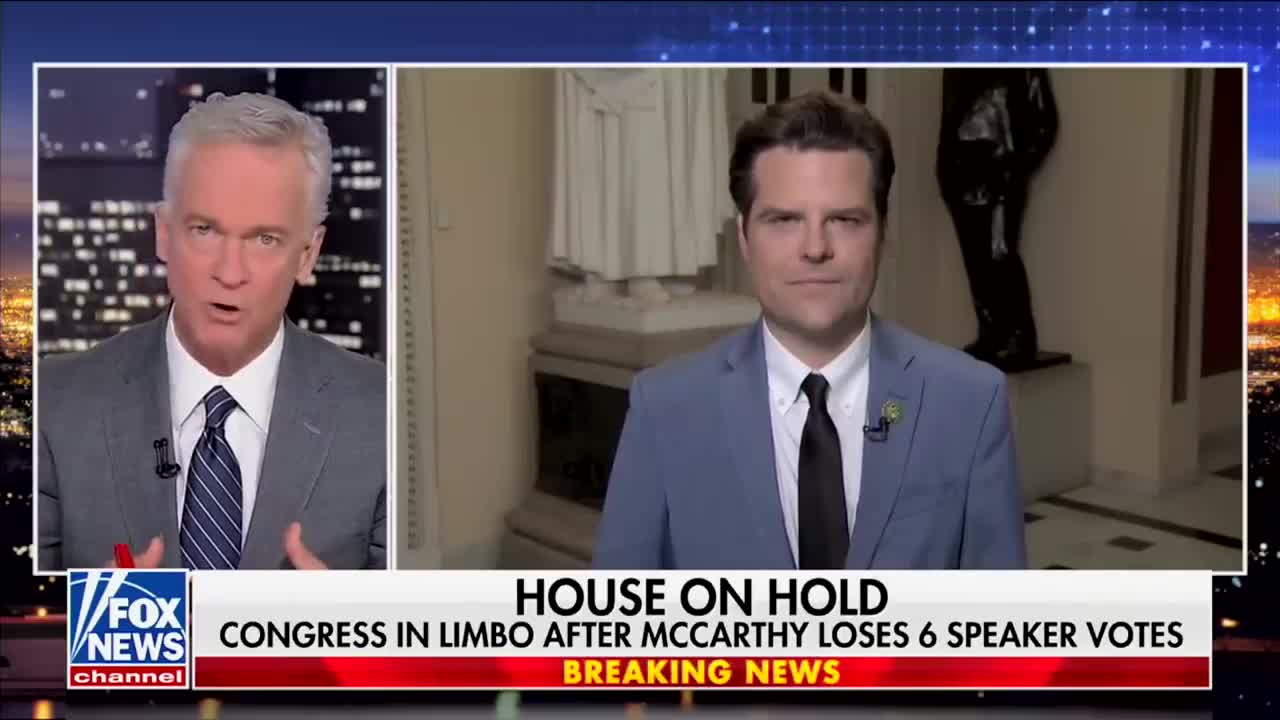 Congressman Matt Gaetz: McCarthy Has No Ideology. He's a Vessel for Lobbyists.