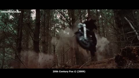 Wolverine bike stunt