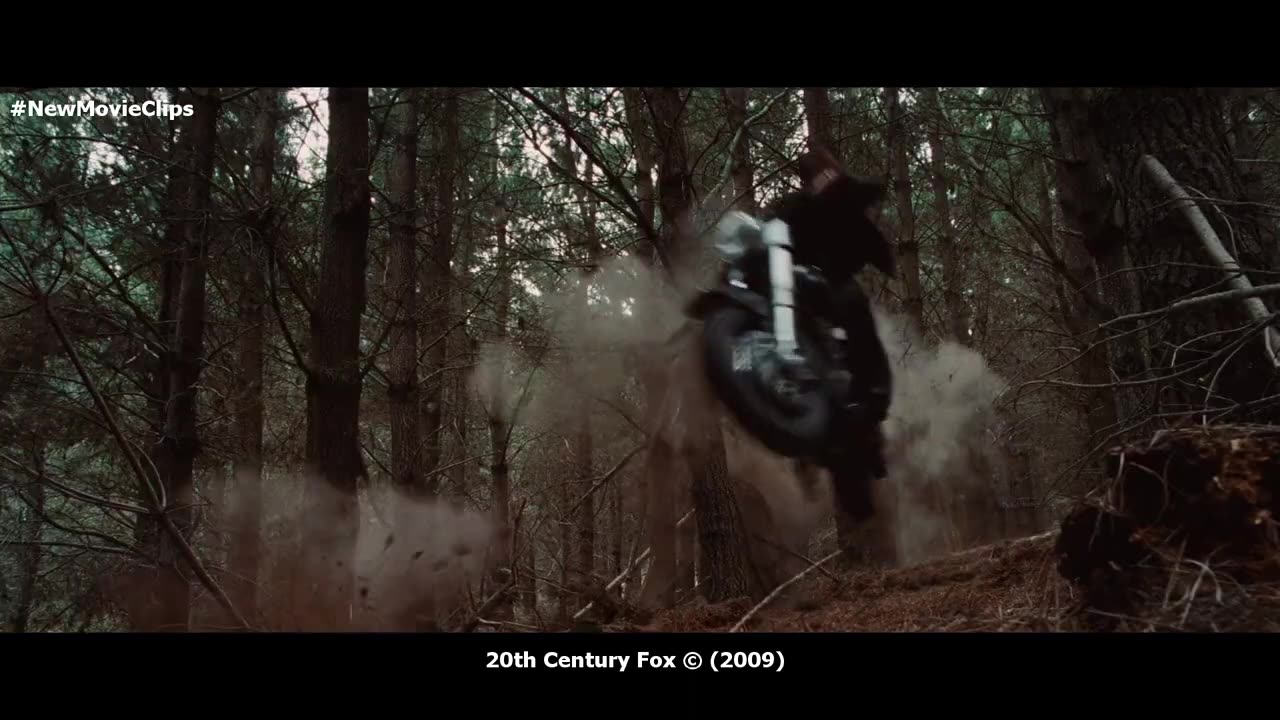 Wolverine bike stunt