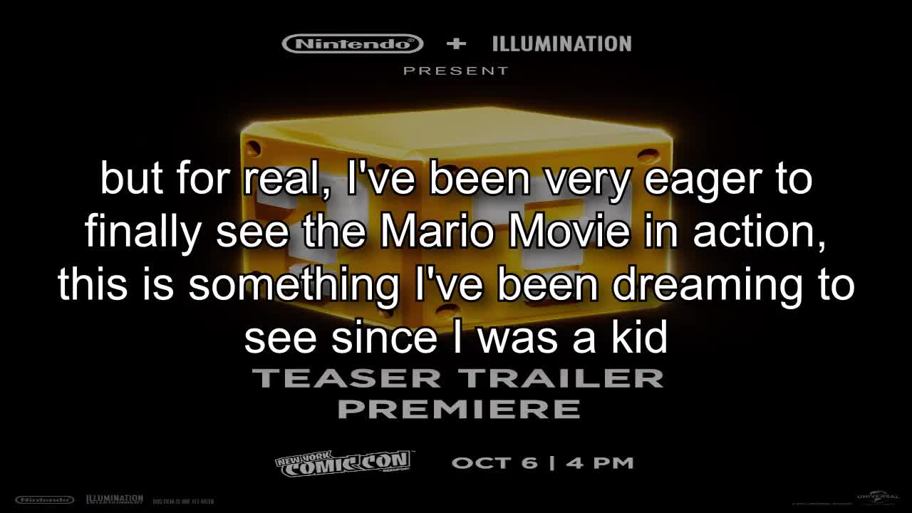 Wii is excited for the Mario Movie