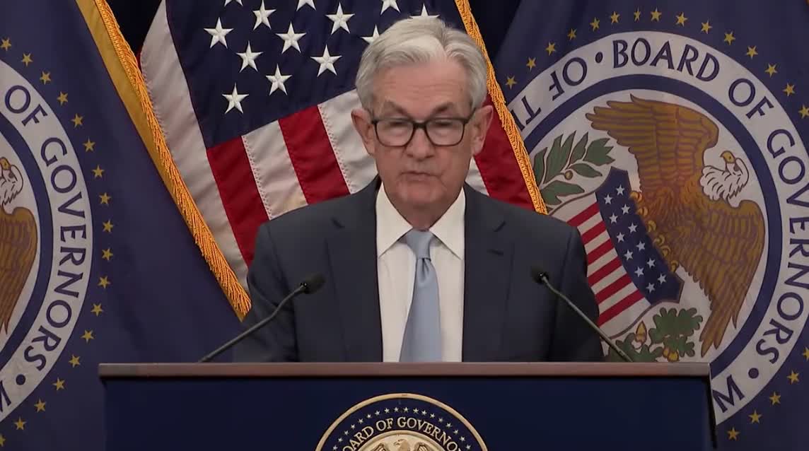 Federal Reserve Chair Jerome Powell on latest interest rate hike