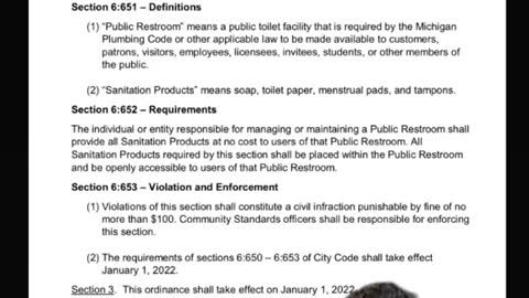 Michigan city becomes the first US city to require menstrual products in all public bathrooms