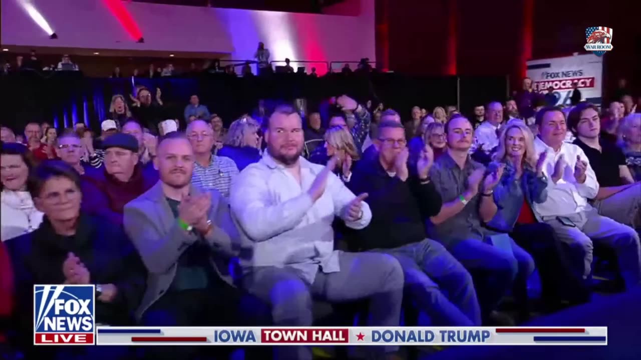 Town Hall with Donald Trump in Iowa Jan. 10, 2024