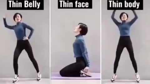 Woman Fat lose in the home