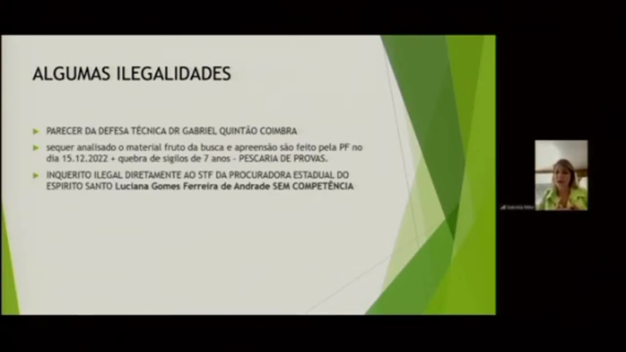 Bia kicis: Violações dos direitos humanos aos atos do 08 de janeiro -- 06/12/23.