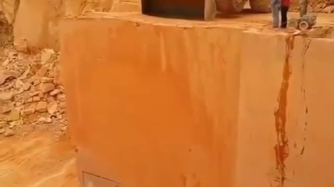Heavy machinery in action