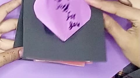 Heart card tutorial Beautiful Amazing Card