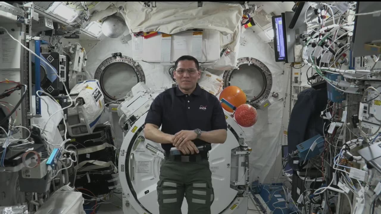 Expedition 69 Astronaut Frank Rubio Talks with ABC’s Good Morning America