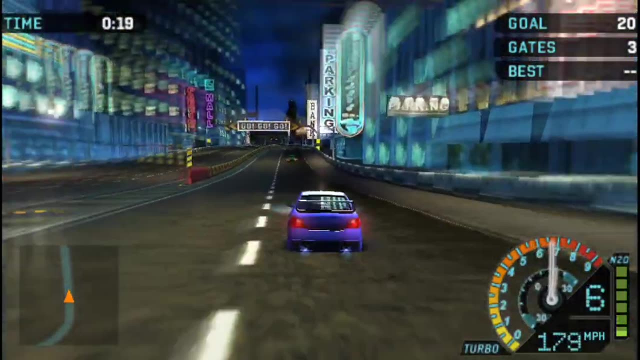 NFS Underground Rivals - Nitrous Run Event 10 Bronze Difficulty 3rd Try(PPSSP HD)