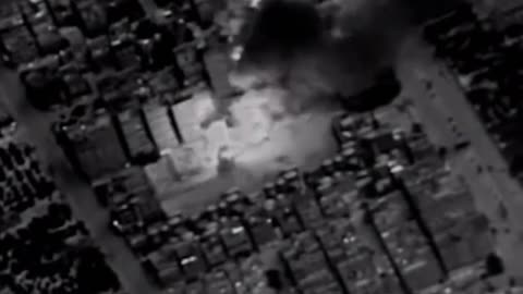 Incredible Footage of Israeli Airstrikes In Gaza