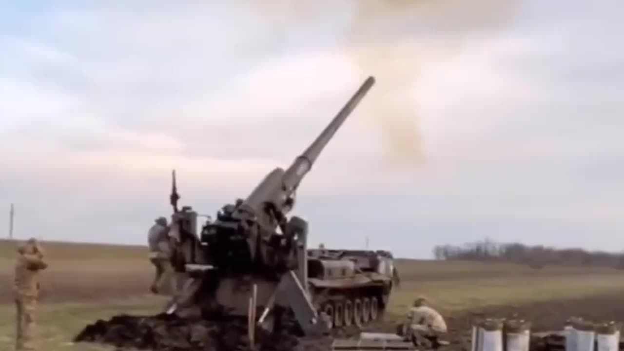 Footage from Ukrainian 43rd Artillery Brigade