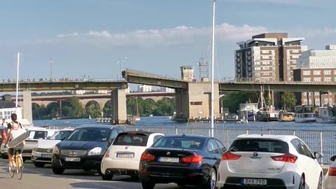 Closing View of A Bridge, Stockholm City