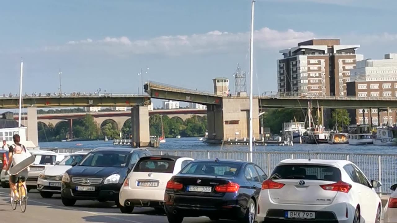 Closing View of A Bridge, Stockholm City