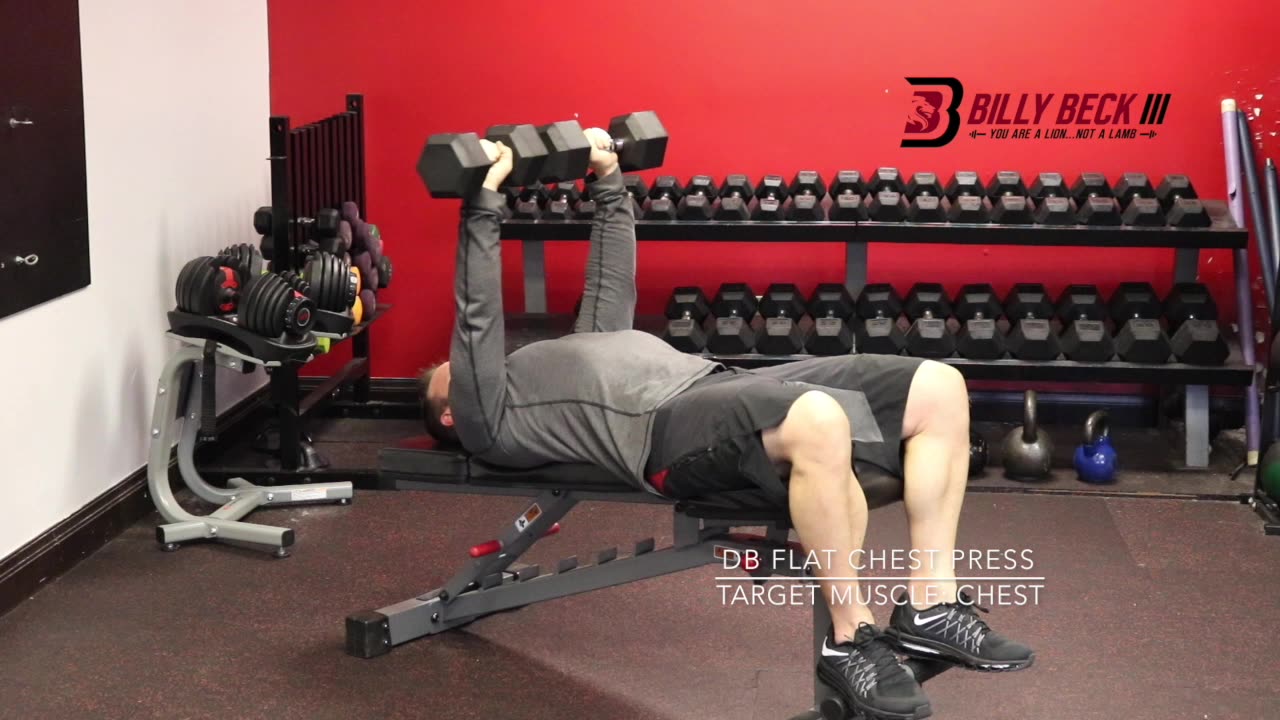 DB Flat Chest Press
