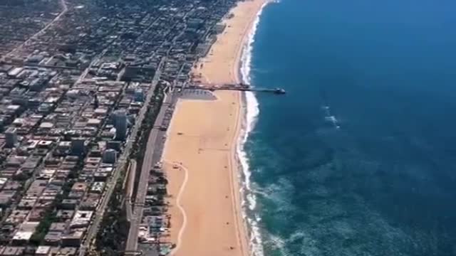 Overlooking the beach