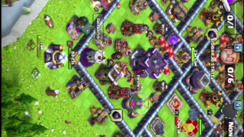 Clash of Clan Game Play - Electro Dragon Push 3 Stars