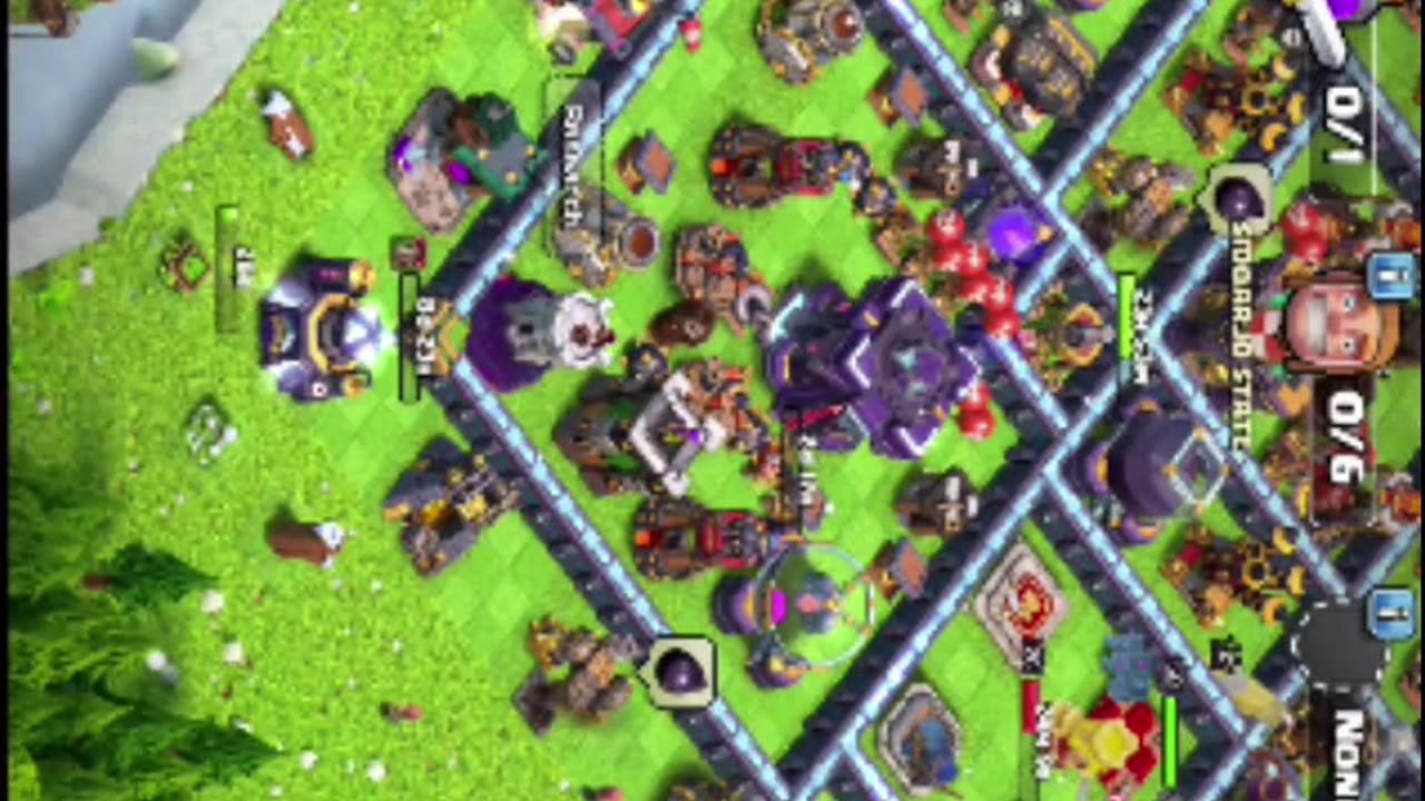 Clash of Clan Game Play - Electro Dragon Push 3 Stars