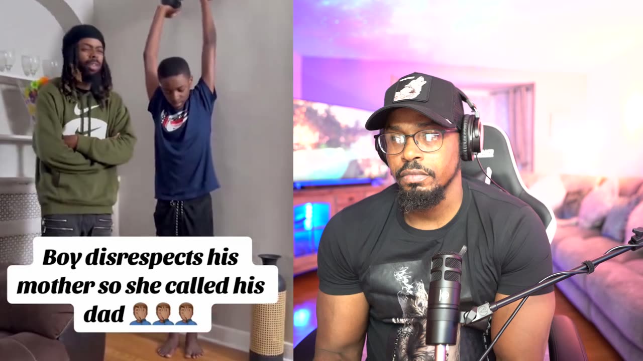 Mom calls Dad over to discipline his son atfer saying “ I can’t stand her black as$”