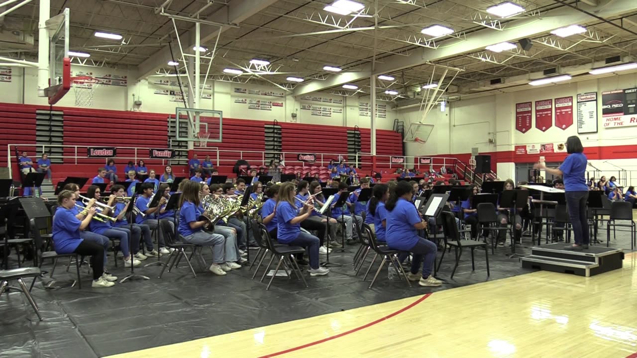 2023 Music Showcase Junior Band Performance Loudon Co. Schools