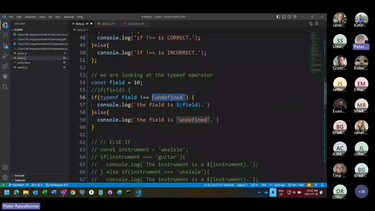 JavaScript Lecture 1