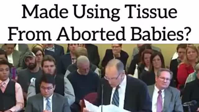 Many vaccines uses tissue from.Aborted Babies