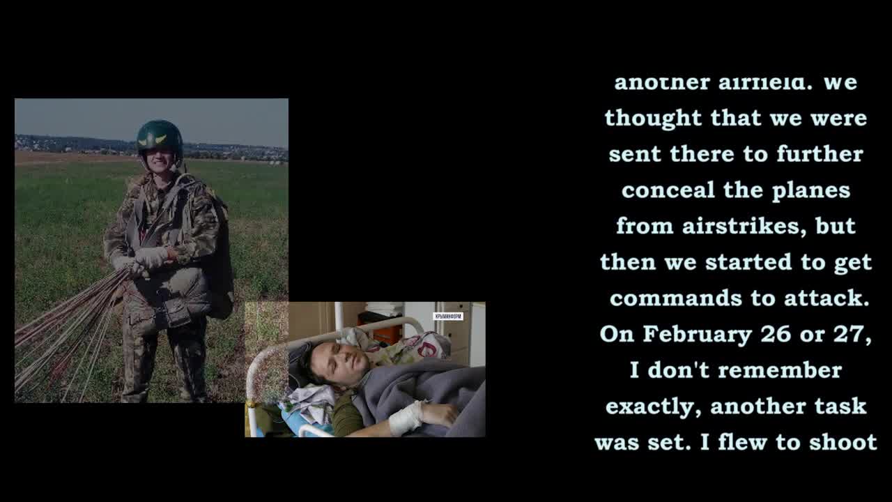 Downed Ukrainian pilot