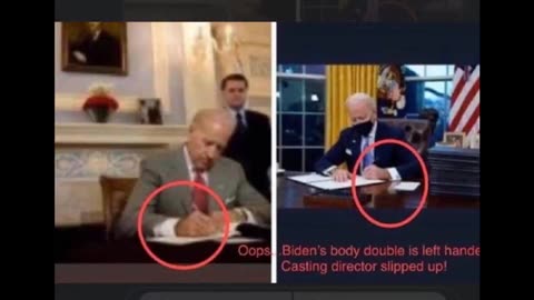 "BIDEN" IS BOTH HANDED LOL