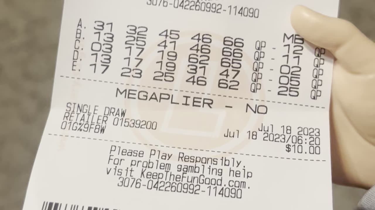 Mega Million Monday: SPH finds these random numbers a rigged game. U can’t win w/these types of #.