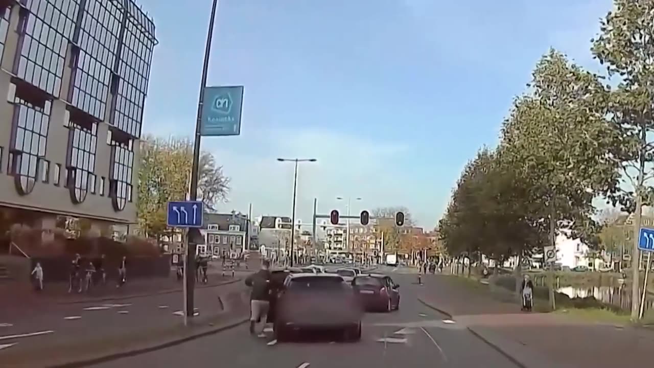 Instant karma caught on camera