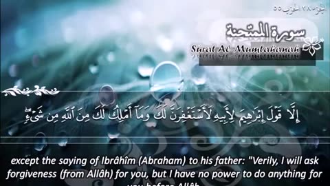 60.SURAH 060 MUMTAHINNAH RECITATION BY SHEIKH MAHER AL M.mp4