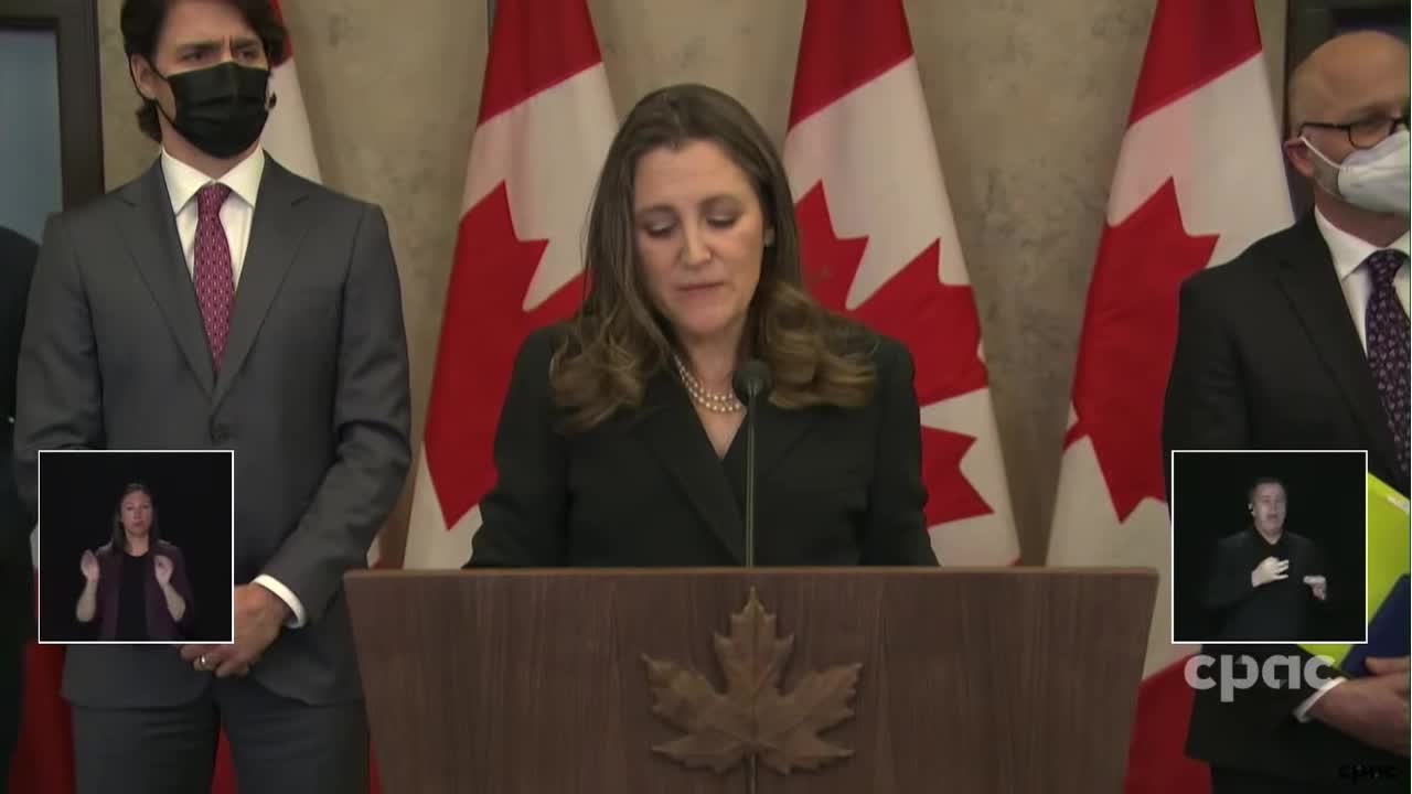 Deputy Prime Minister Chrystia Freeland - WELCOME TO TYRANNY