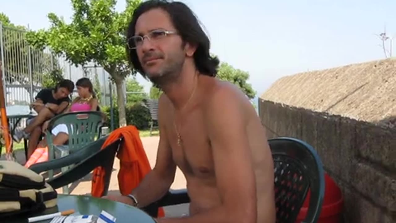 making a joint, then...goodbye Mario, friend never seen again.