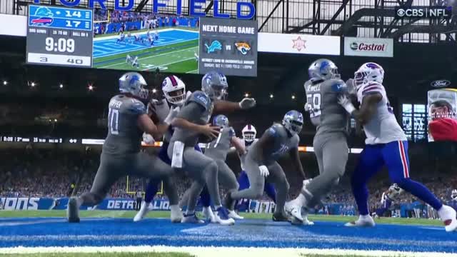 Bills sack Jared Goff for a safety